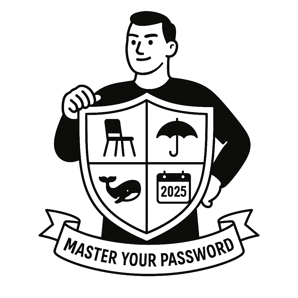 Визуализация принципа мастер-пароля