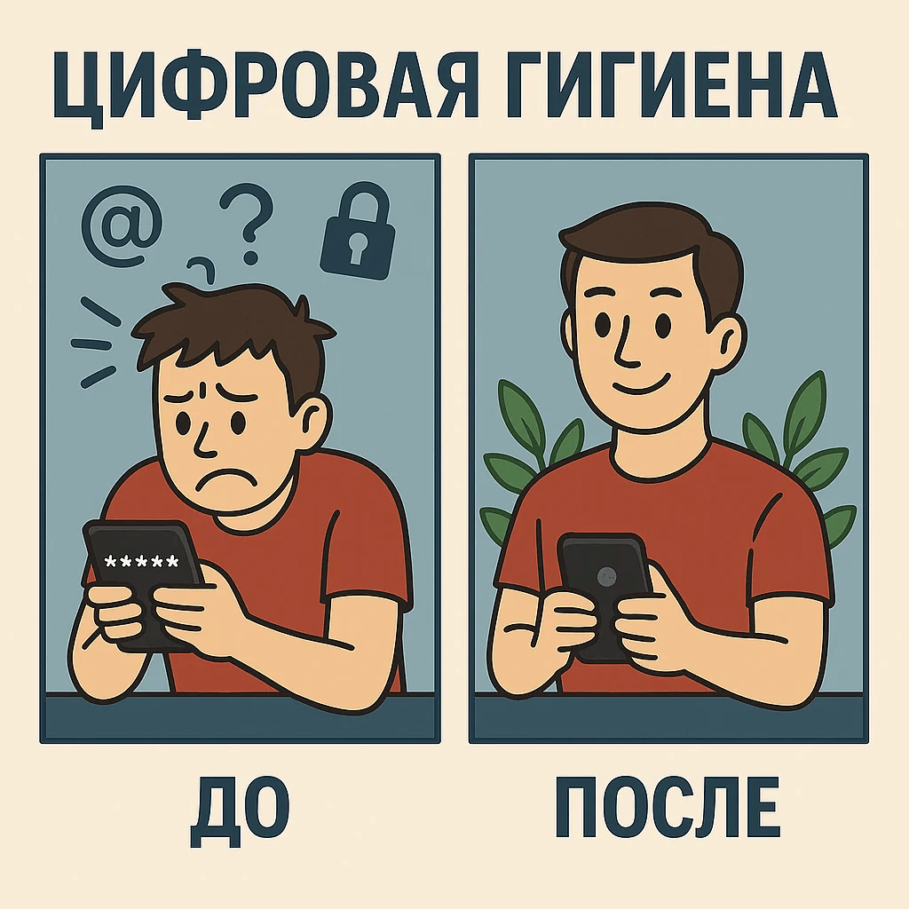Цифровая гигиена — до и после